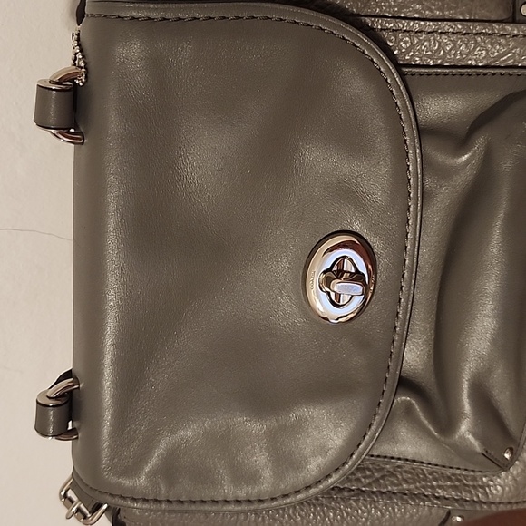 Coach Heather Grey Backpack/Crossbody - Picture 6 of 16